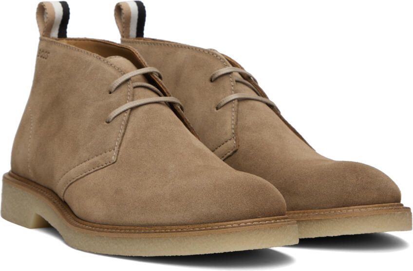 BOSS Tan Suede Desert Boots - Picture 2