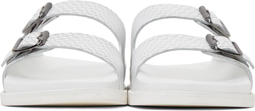 BOSS White Cliff Sandals - Picture 3