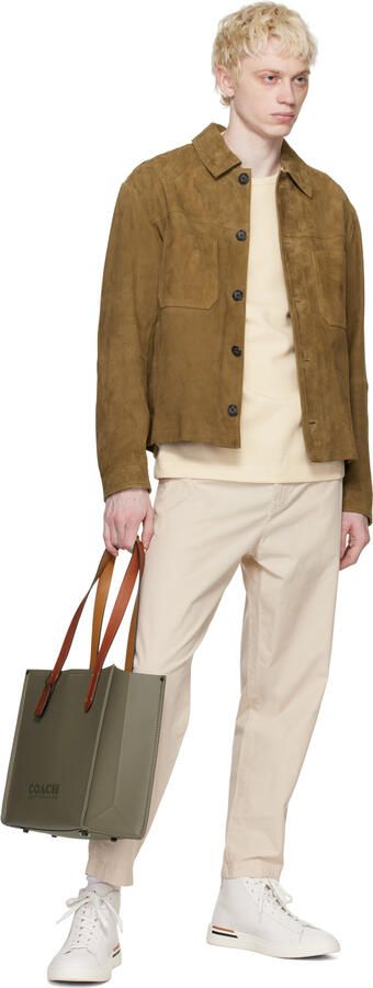 BOSS White Logo High-Top Sneakers - Picture 4