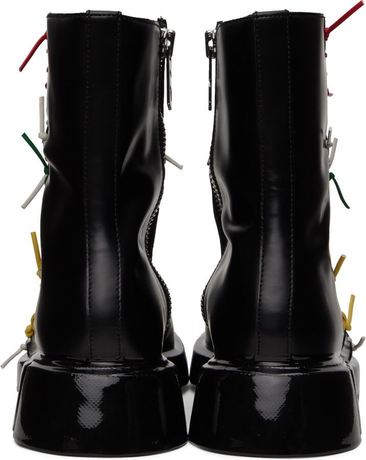 Both Black Gang Boots