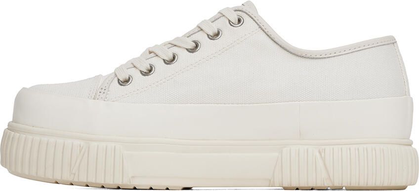 Both Off-White Classic Platform Low Sneakers - Picture 4
