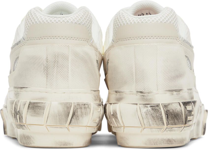 Both White Tyre Platform Sneakers - Picture 1