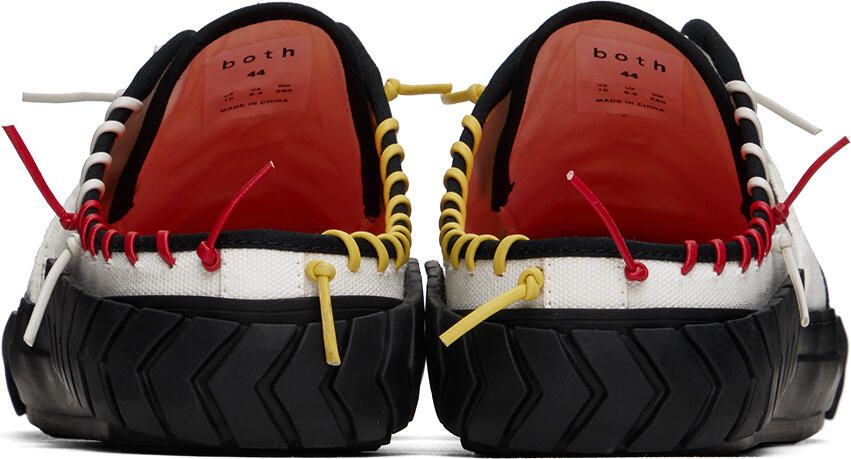 Both White Tyres Deconstruct Slippers