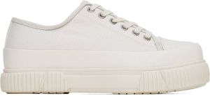 Both Off-White Classic Platform Low Sneakers