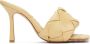 Bottega Veneta Beige Intrecciato The Lido Heeled Sandals - Thumbnail 1