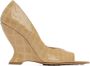 Bottega Veneta Beige Punta Heeled Sandals - Thumbnail 1