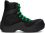 Bottega Veneta Black & Green Puddle Bomber Boots - Thumbnail 1