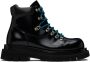 Bottega Veneta Black Lug Hiking Boots - Thumbnail 1