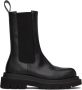 Bottega Veneta Black Shearling Lug Chelsea Boots - Thumbnail 1