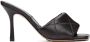 Bottega Veneta Black The Rubber Lido Heeled Sandals - Thumbnail 1