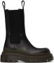 Bottega Veneta Black Tire Chelsea Boots - Thumbnail 1