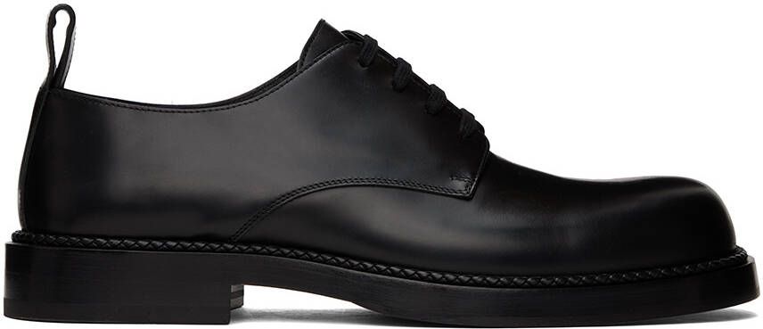 Bottega Veneta Black Wardrobe Lace-Up Derbys