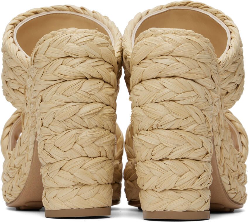 Bottega Veneta Beige Canalazzo Sandals