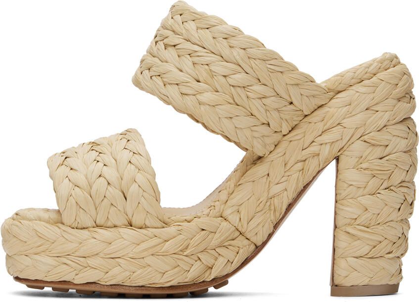 Bottega Veneta Beige Canalazzo Sandals - Picture 3