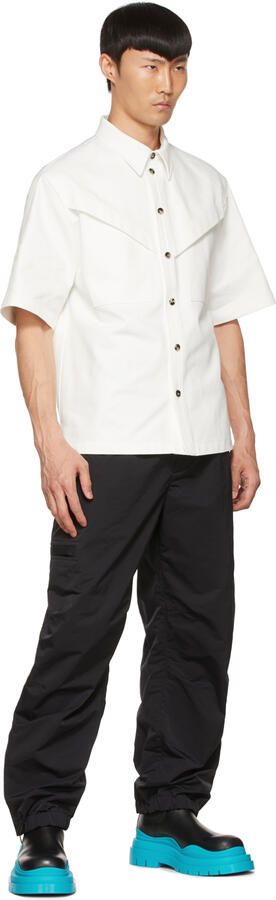 Bottega Veneta Black & Blue Tire Chelsea Boots - Picture 4