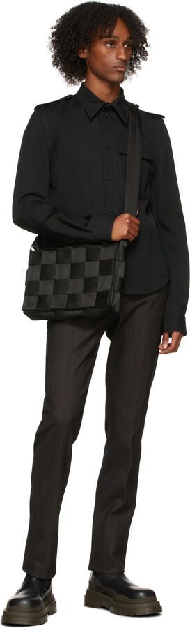 Bottega Veneta Black & Brown Tire Chelsea Boots - Picture 3