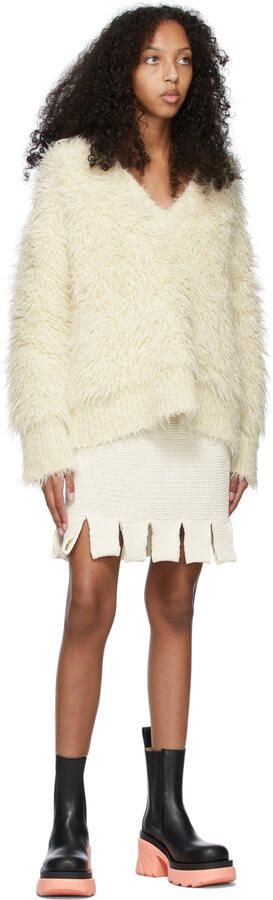 Bottega Veneta Black & Pink Flash Chelsea Boots - Picture 4