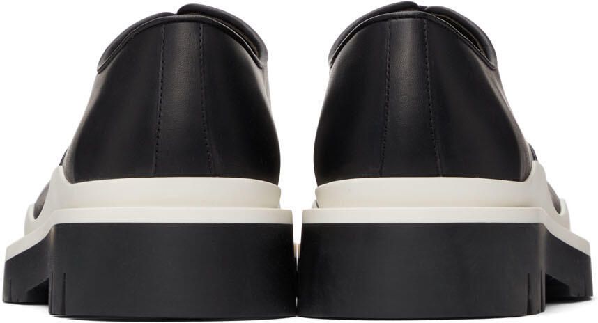 Bottega Veneta Black & White Tire Derbys - Picture 2