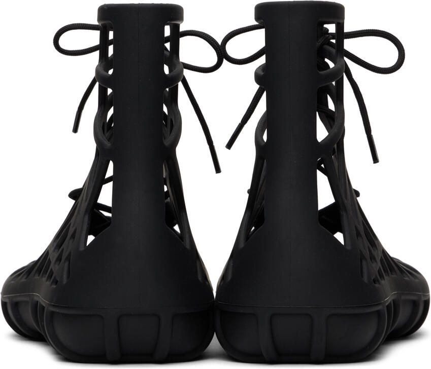 Bottega Veneta Black Atlas Sandals - Picture 4
