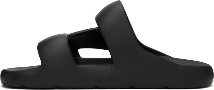 Bottega Veneta Black Band Slides - Picture 3