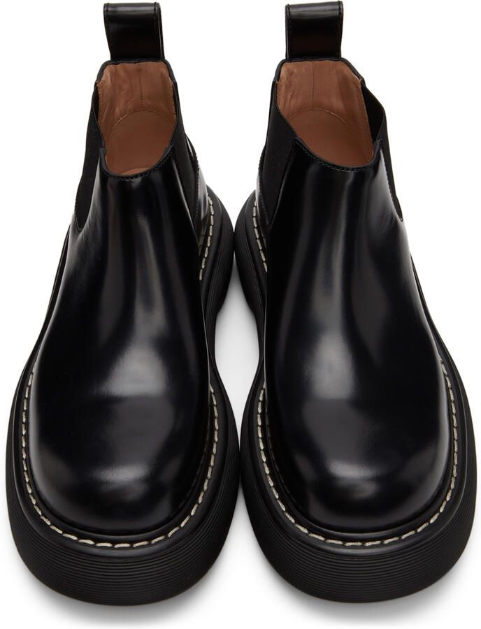 Bottega Veneta Black Bounce Ankle Boots