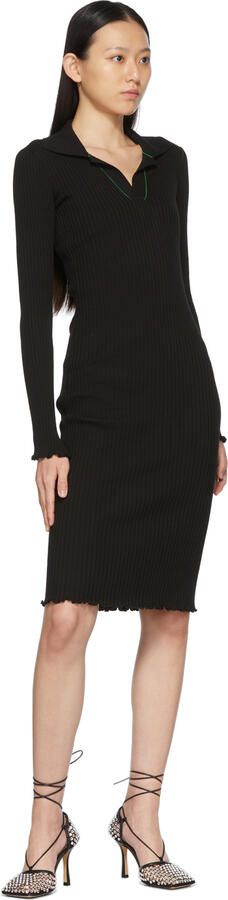 Bottega Veneta Black Crystal Stretch Heels - Picture 4