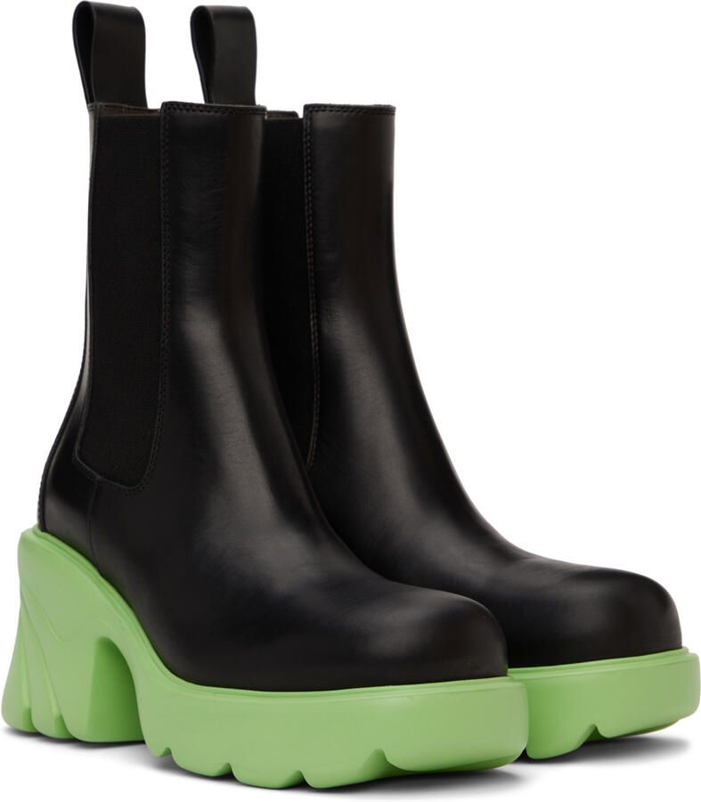 Bottega Veneta Black Flash Chelsea Boots
