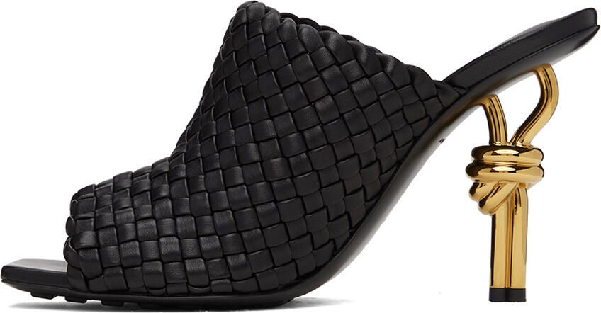 Bottega Veneta Black Knot Mules - Picture 3