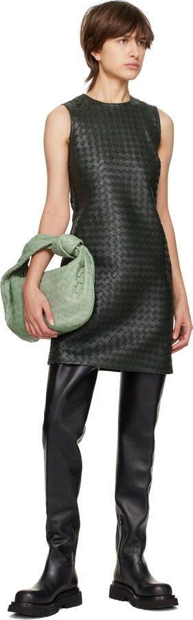 Bottega Veneta Black Lug Boots - Picture 4