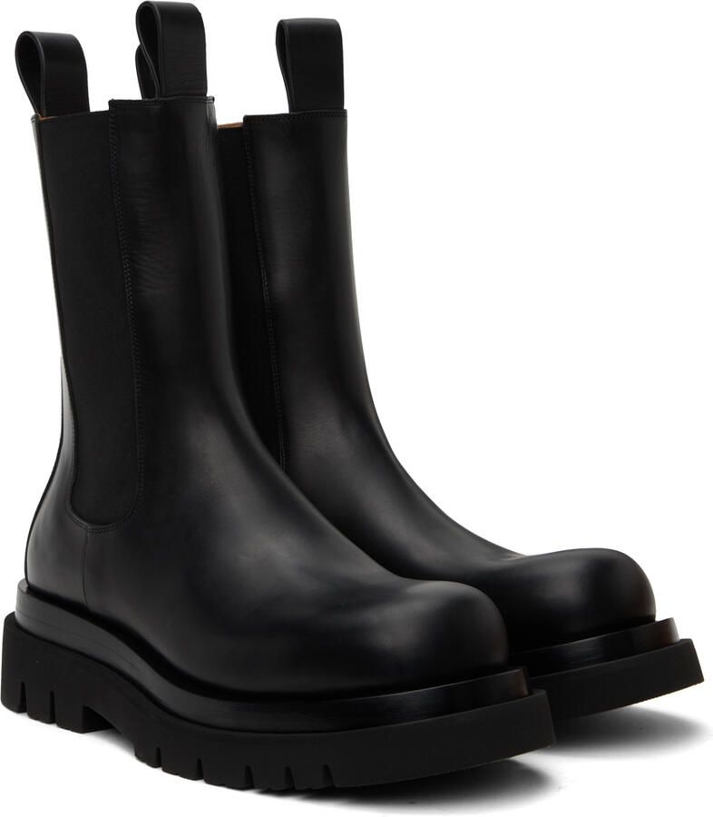 Bottega Veneta Black Lug Chelsea Boot - Picture 2