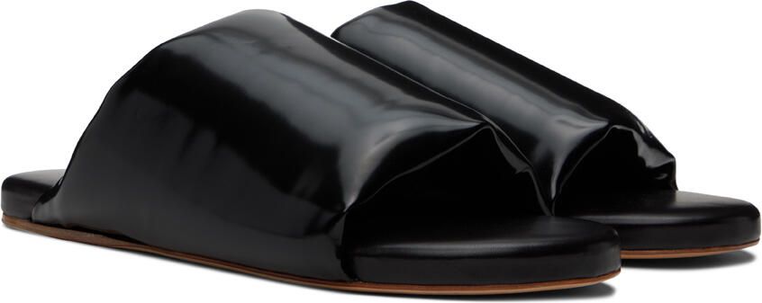 Bottega Veneta Black Padded Mules - Picture 2