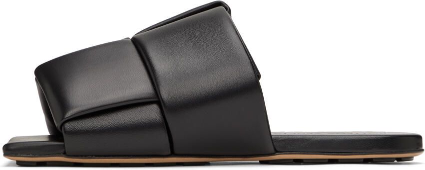 Bottega Veneta Black Patch Sandals - Picture 4