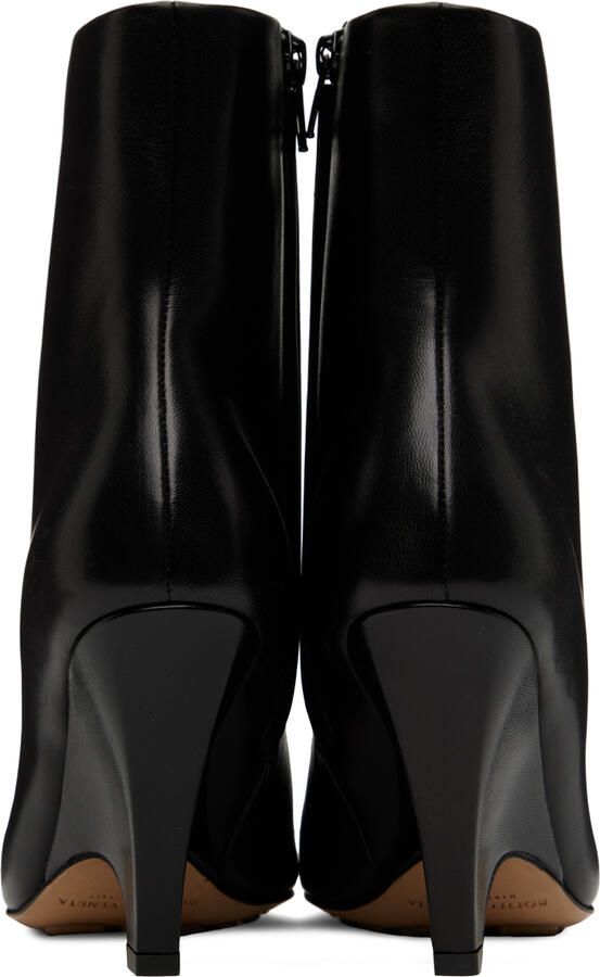 Bottega Veneta Black Point Ankle Boots - Picture 3