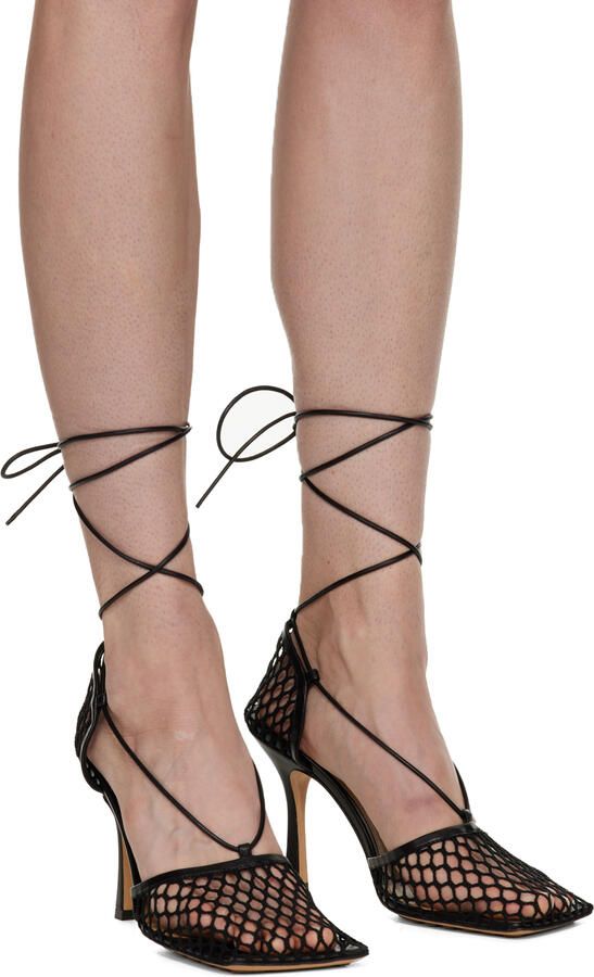 Bottega Veneta Black Stretch Heels - Picture 3