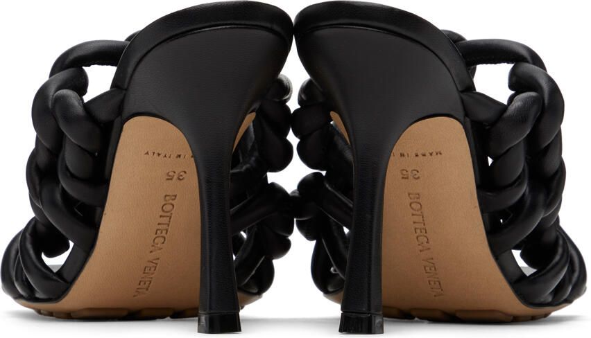 Bottega Veneta Black Stretch Mules