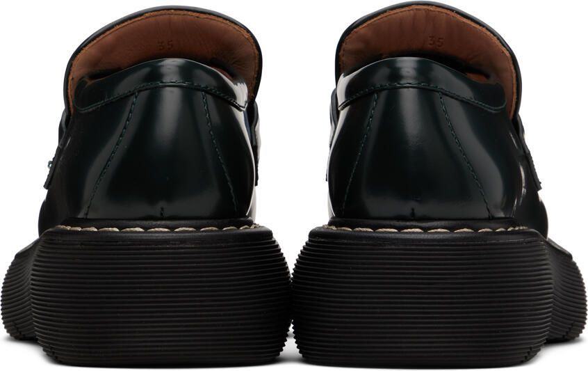 Bottega Veneta Black Swell Loafers