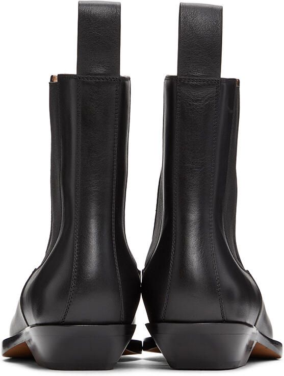 Bottega Veneta Black 'The Lean' Chelsea Boots - Picture 3