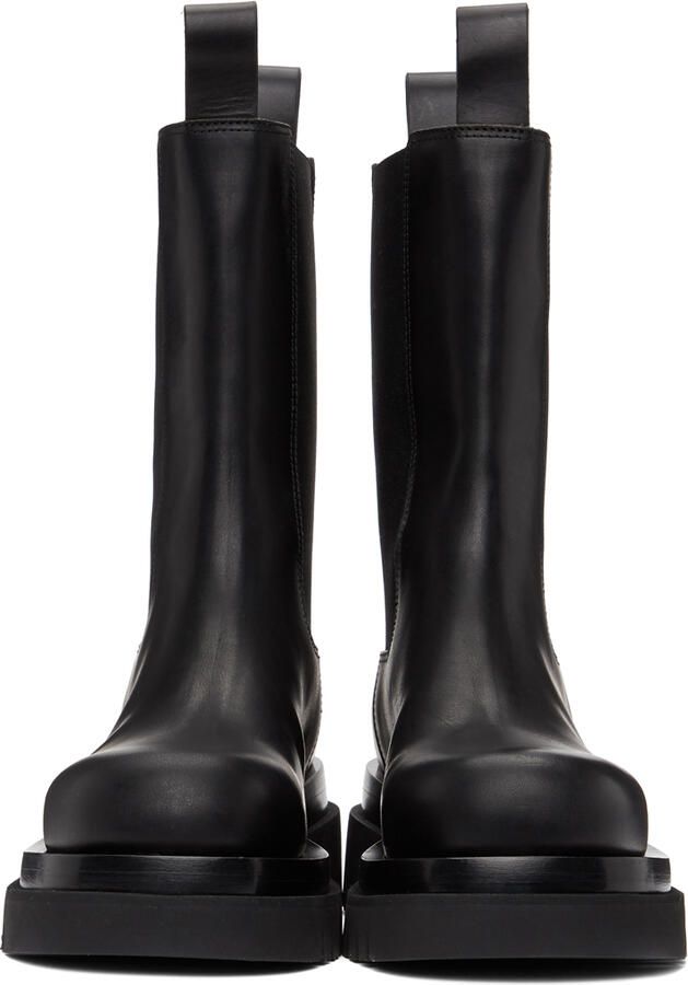 Bottega Veneta Black 'The Lug' Chelsea Boots - Picture 2