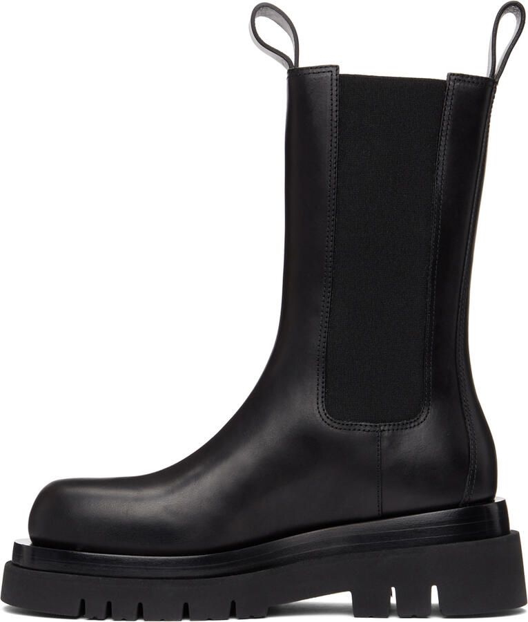Bottega Veneta Black 'The Lug' Chelsea Boots - Picture 1