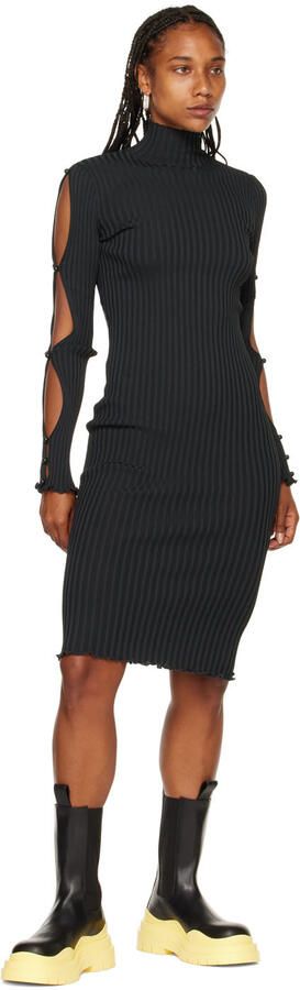 Bottega Veneta Black Tire Chelsea Boots - Picture 4