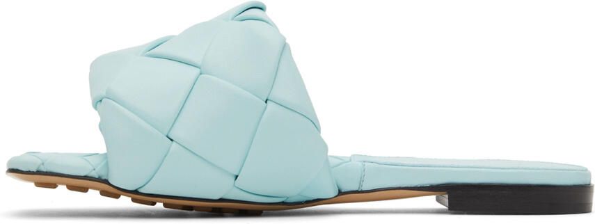 Bottega Veneta Blue Lido Sandals - Picture 4
