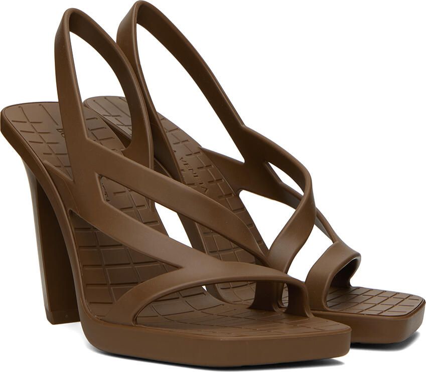 Bottega Veneta Brown Jimbo Heeled Sandals - Picture 2