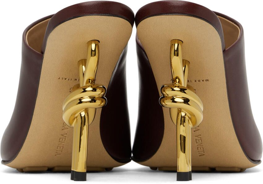 Bottega Veneta Brown Knot Mules