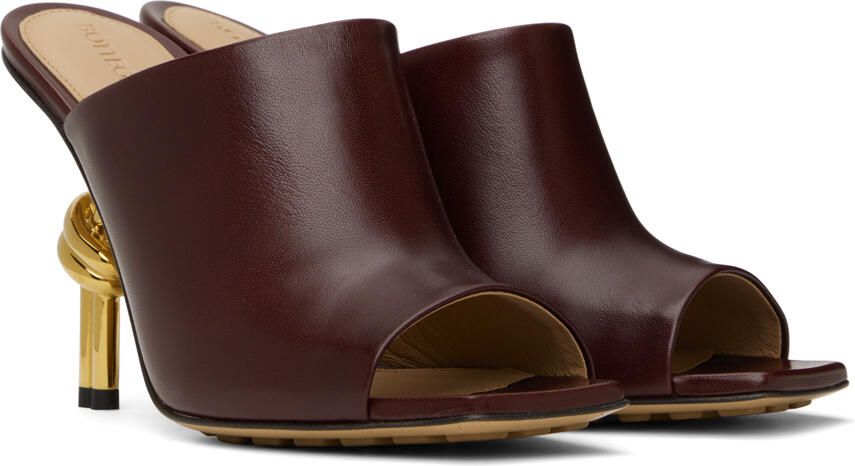 Bottega Veneta Brown Knot Mules - Picture 2