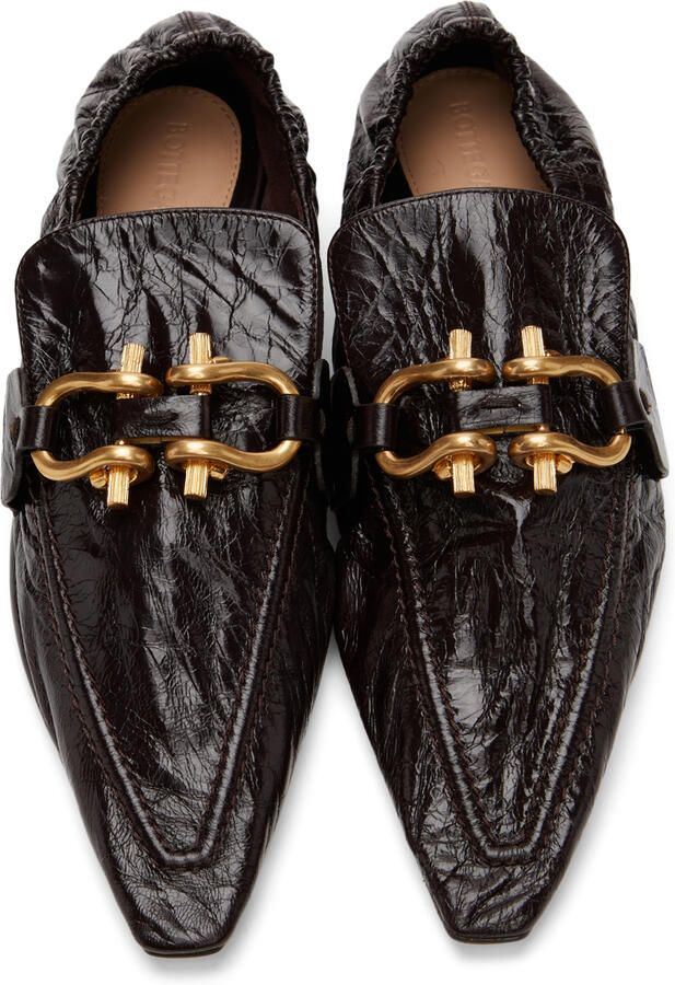 Bottega Veneta Brown Madame Loafers