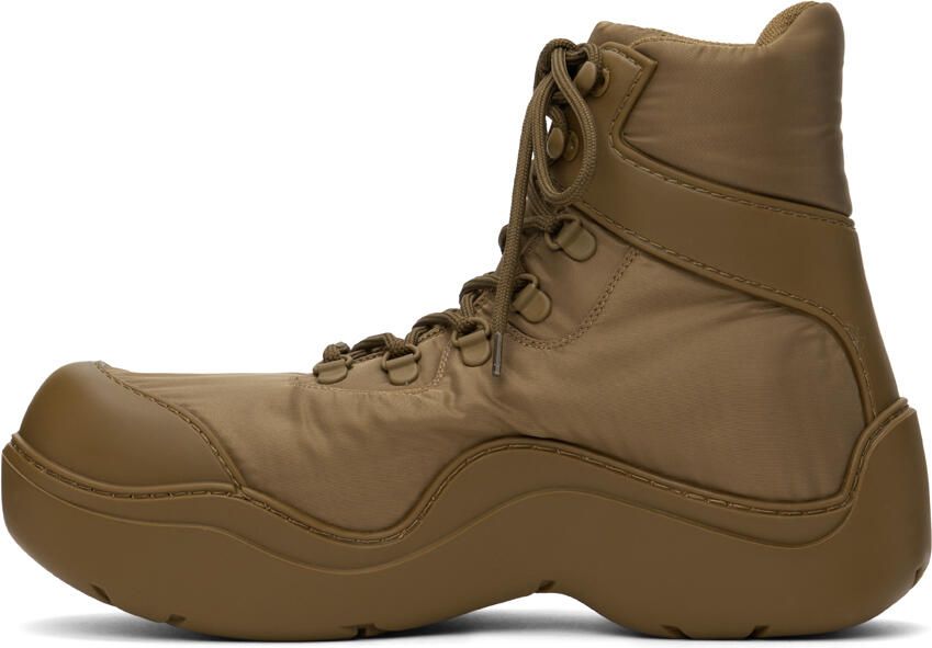 Bottega Veneta Brown Puddle Bomber Boots - Picture 3