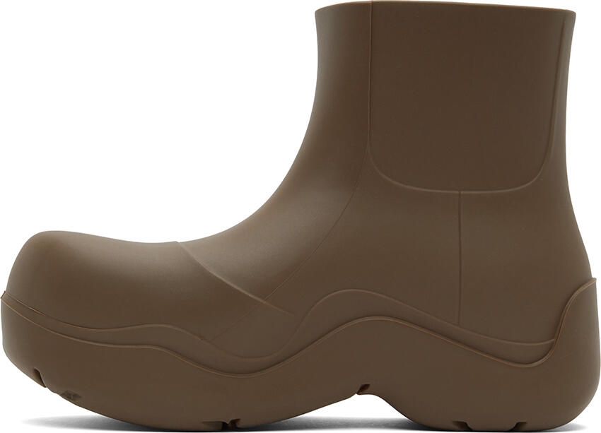 Bottega Veneta Brown Puddle Boots - Picture 3