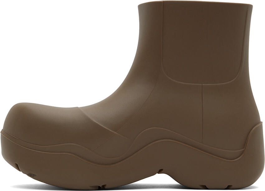 Bottega Veneta Brown Puddle Boots - Picture 3