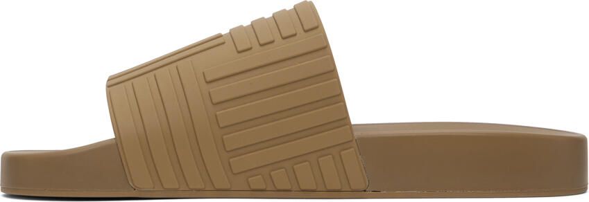 Bottega Veneta Brown Slider Sandals - Picture 3