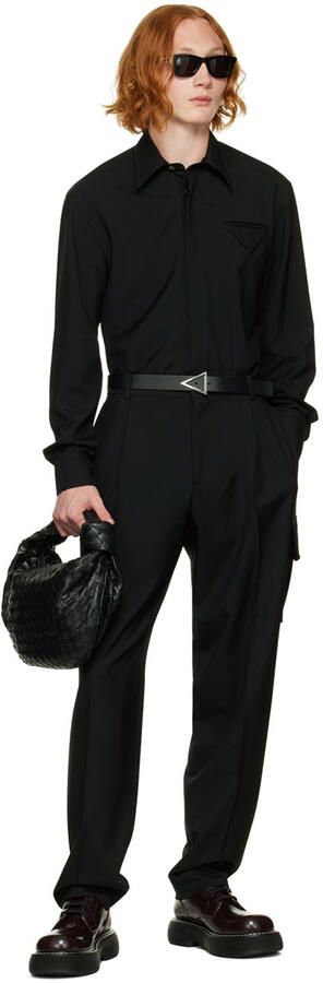 Bottega Veneta Burgundy Swell Lace-Up Boots - Picture 4